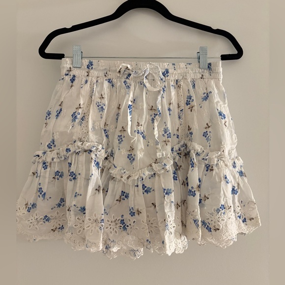 LoveShackFancy Mini Ruffled Skirt - Picture 2 of 5